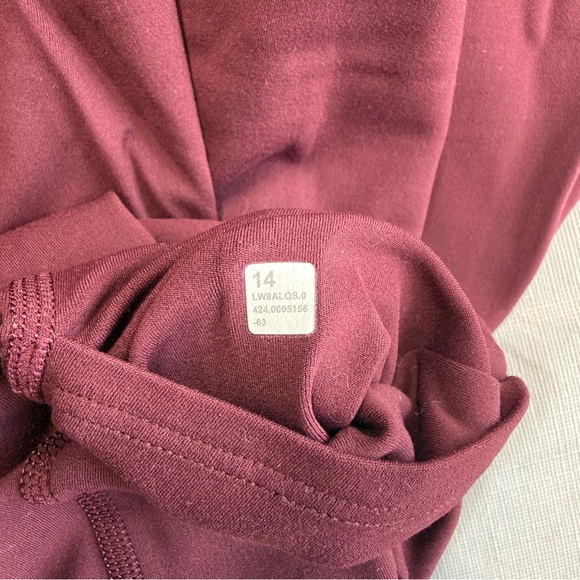 HP ♥️ lululemon Align High-Rise Burgundy Skirt (Skort) - Picture 6 of 7